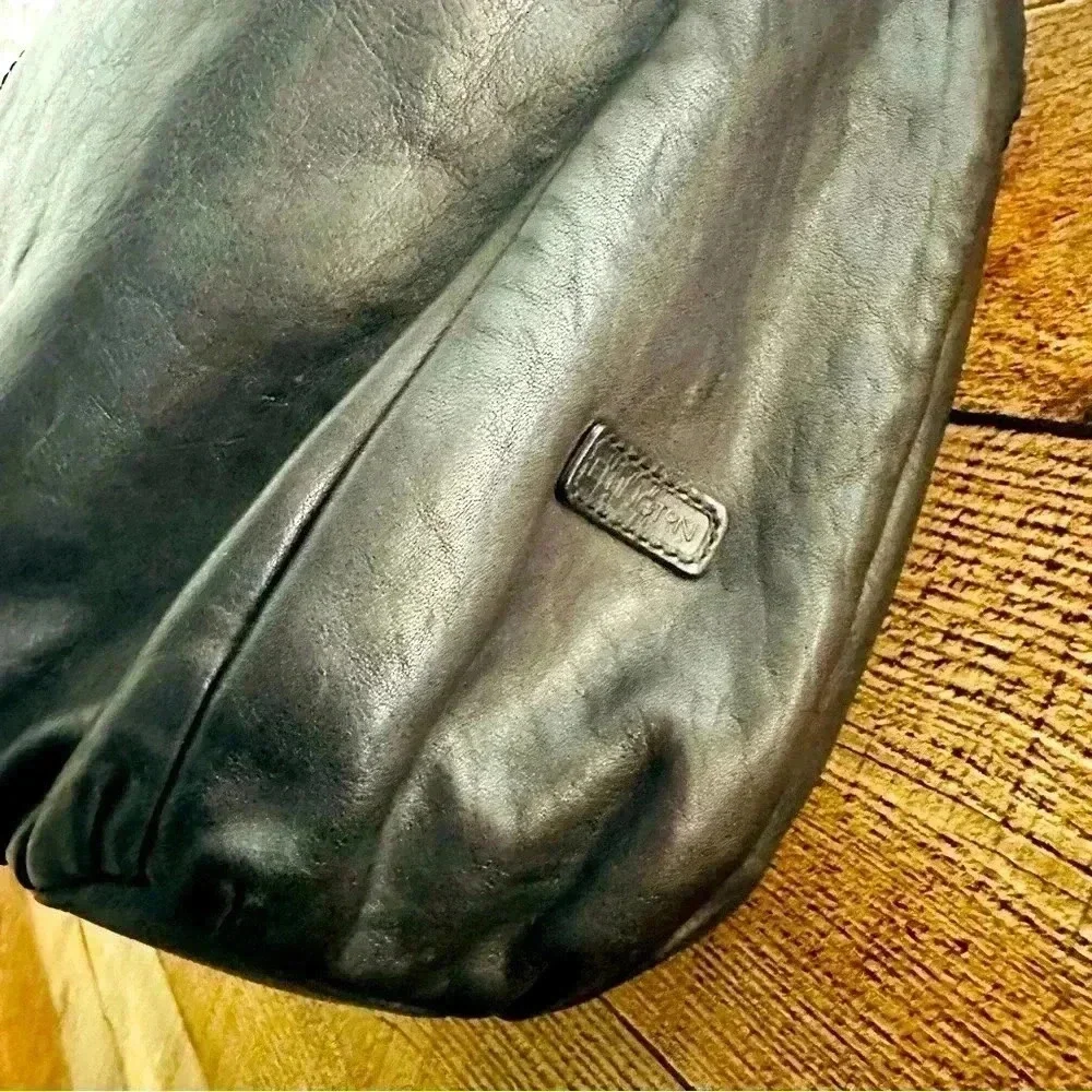 Ellington Leather Woven Large Hobo Bag